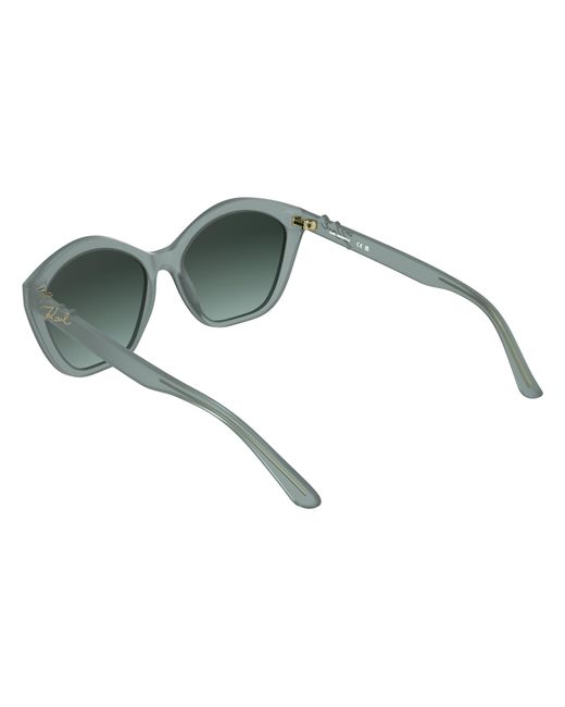 Karl Lagerfeld Black Kl6222S 450 Sunglasses Bio-Injected Cat Eye Normal