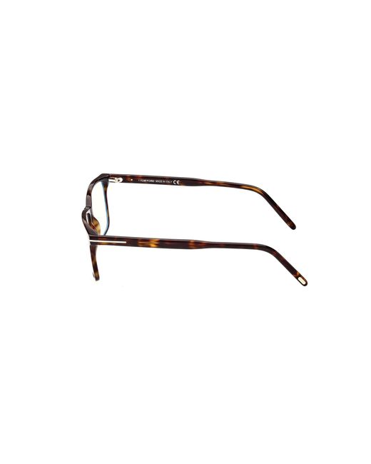 Tom Ford Black Ft5802-B 052 Optical Frames Acetate Squared Normal for men