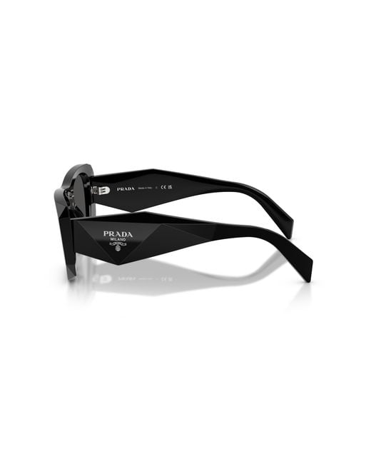 Prada Black Pr B18S 16K08Z Sunglasses Acetate Squared Normal