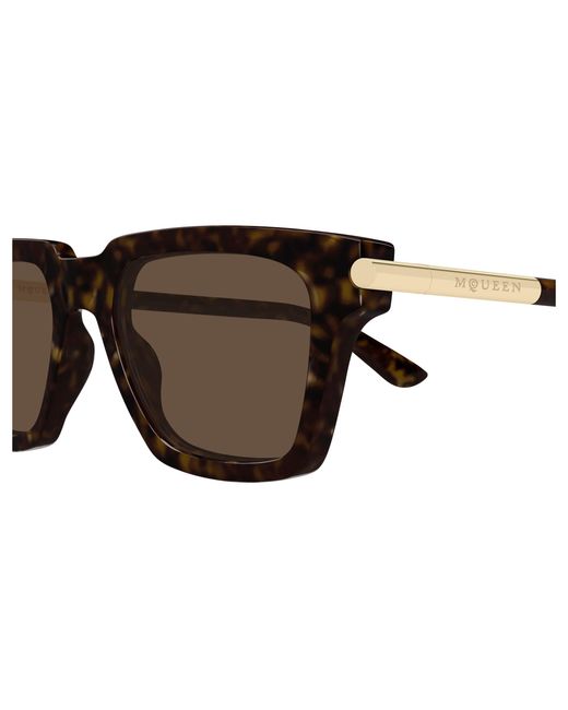 McQueen Black Am0519S 002 Sunglasses Acetate Squared for men