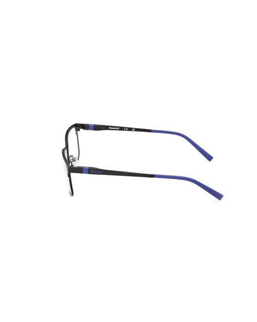 Timberland Black Tb50070 002 Optical Frames Metal Squared Normal for men