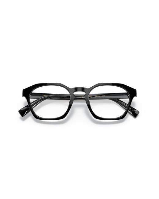 Dolce & Gabbana Black Dg3336 501 Optical Frames Plastic Geometric for men
