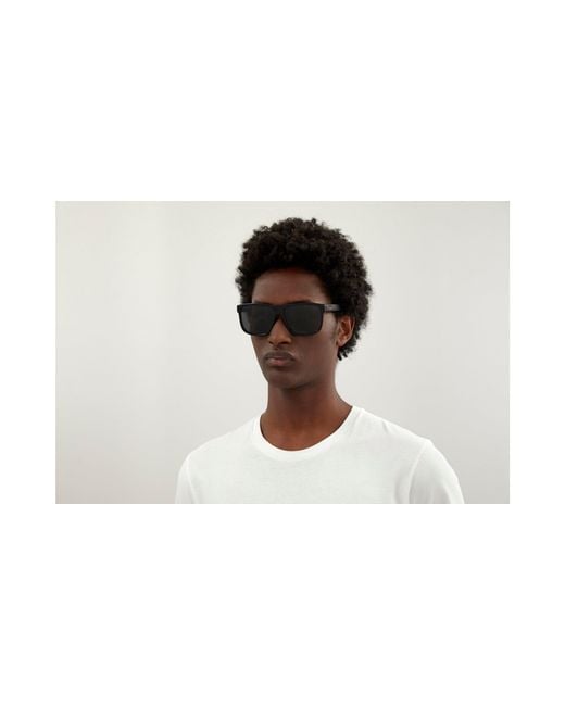 Gucci Black Gg0010S 001 Sunglasses Acetate Squared Normal for men
