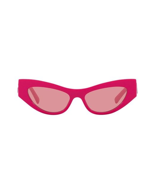 Dolce & Gabbana Pink Dg4450 326230 Sunglasses Acetate Cat Eye Normal