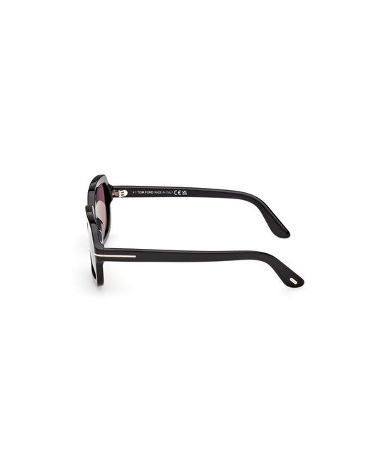 Tom Ford Black Ft1342 Lana-02 01Y Sunglasses Acetate Squared Normal