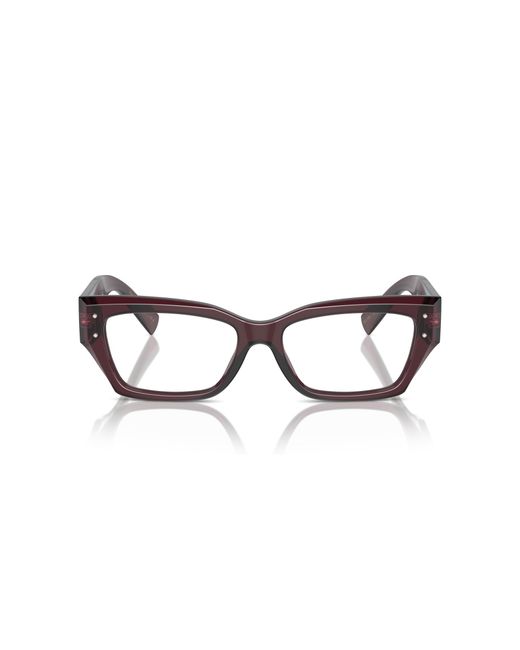 Dolce & Gabbana Black Dg3387 3045 Optical Frames Acetate Transparent Squared Normal