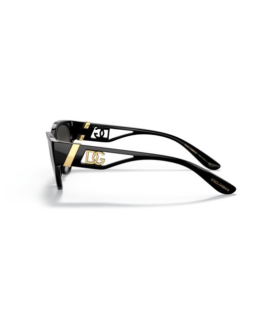 Dolce & Gabbana Black Dg6146 501/8G Sunglasses Nylon Cat Eye Normal Shaded