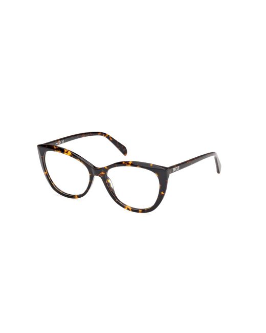 Emilio Pucci Black Ep5249 052 Optical Frames Acetate Cat Eye Normal