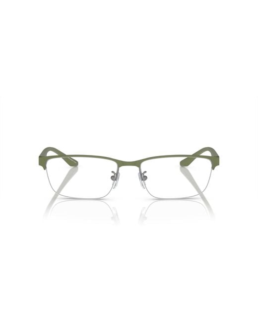 Emporio Armani Black Ea1147 3367 Optical Frames Metal Transparent Pillow Normal for men