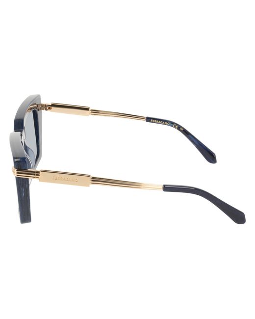 Ferragamo Black Sf2089S 413 Sunglasses Acetate Squared Normal