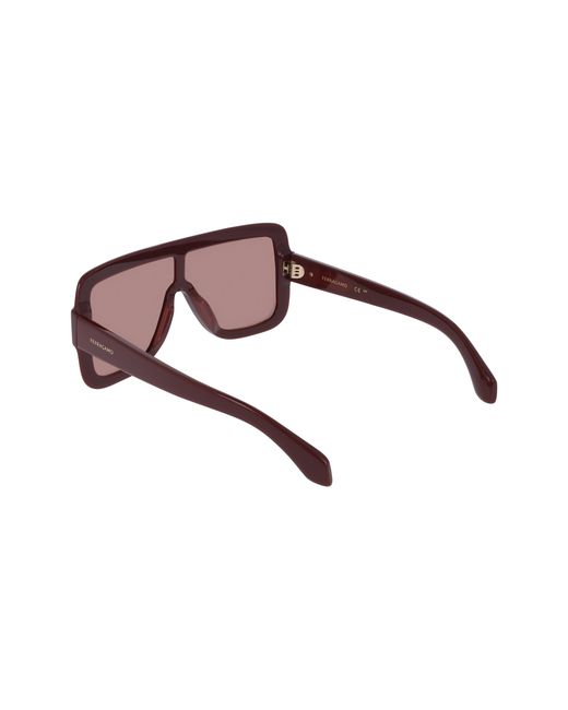 Ferragamo Black Sf2061Se Mask Sunglasses
