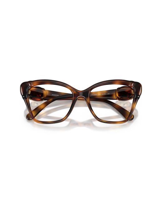Swarovski Black Sk2056U 1002 Optical Frames Injected Cat Eye Normal