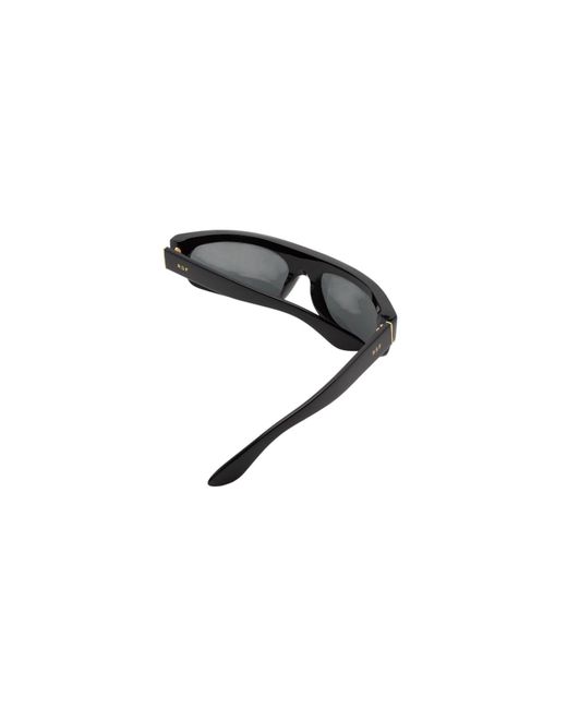 Retrosuperfuture Black 8Ol Zam Sunglasses Acetate Squared Normal