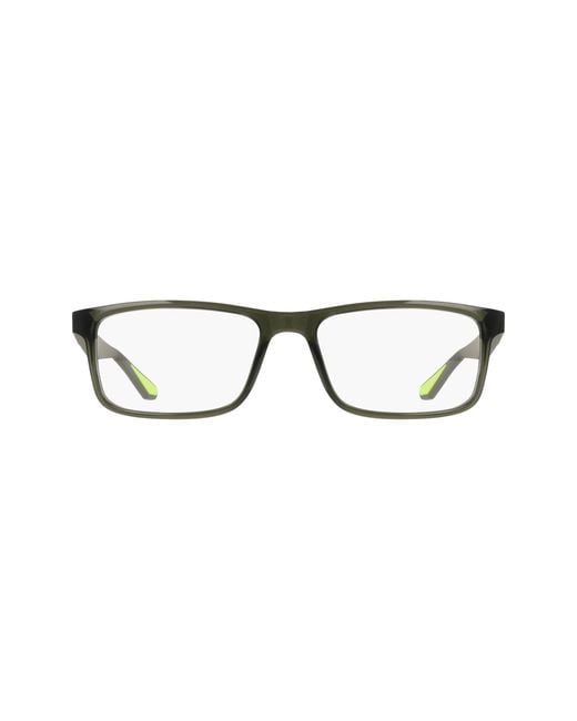 Nike Black 7416 315 Optical Frames Bio-Injected Squared Normal for men