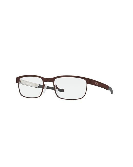 Oakley Black Ox5132 Surface Plate 513205 Optical Frames Titanium Squared Normal for men