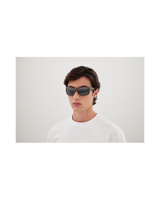 Maui Jim Black Mj0681S 004 Sunglasses Bio-Injected Squared for men