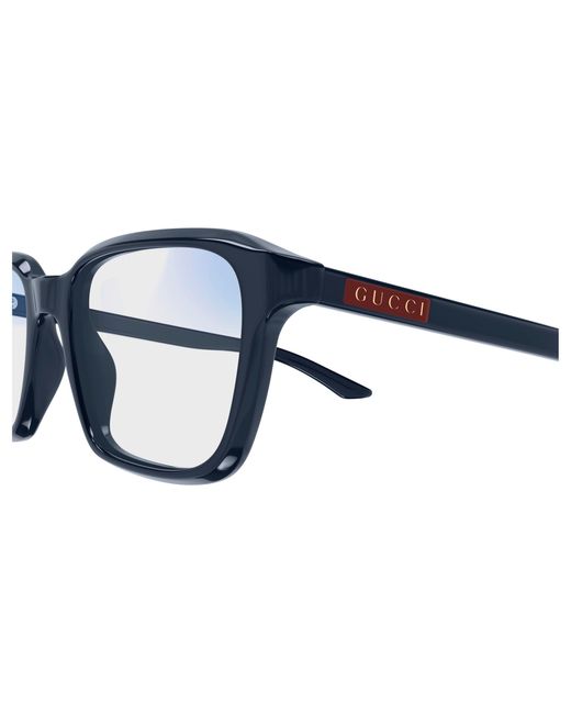 Gucci Black Gg2078S 006 Sunglasses Acetate Transparent Squared for men