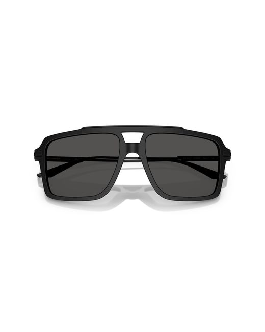 Dolce & Gabbana Black Dg4477 252587 Sunglasses Acetate Pilot Normal for men