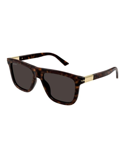 Gucci Black Gg1502S 002 Sunglasses Acetate Squared for men