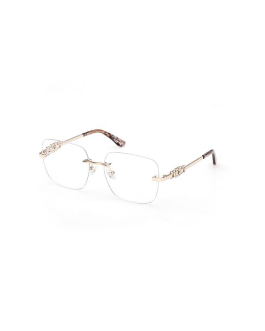 Guess Black Gu50319 032 Optical Frames Metal Squared Normal