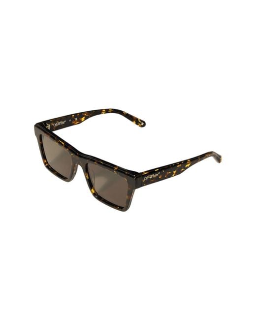 Off-White c/o Virgil Abloh Black Ow1037 Virginia 6055 Sunglasses Acetate Squared Normal