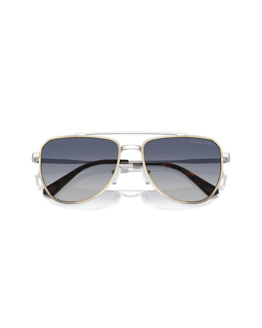 Michael Kors Black Mk1155 Whistler 18934L Sunglasses Metal Pilot Normal Shaded for men