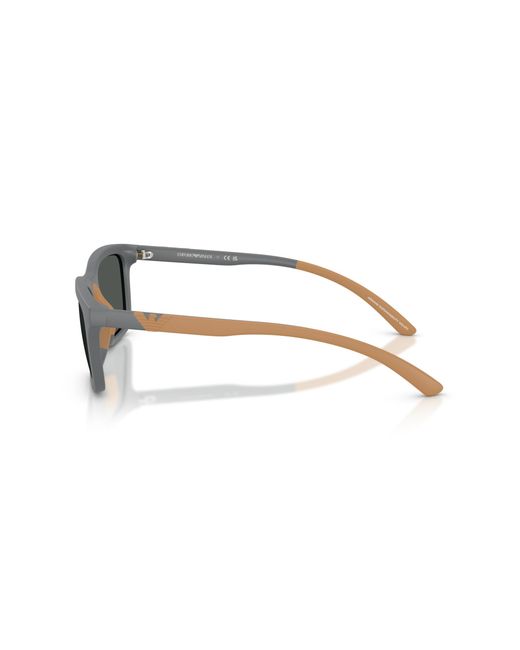Emporio Armani Black Ea4249U 626187 Sunglasses Injected Squared Normal for men