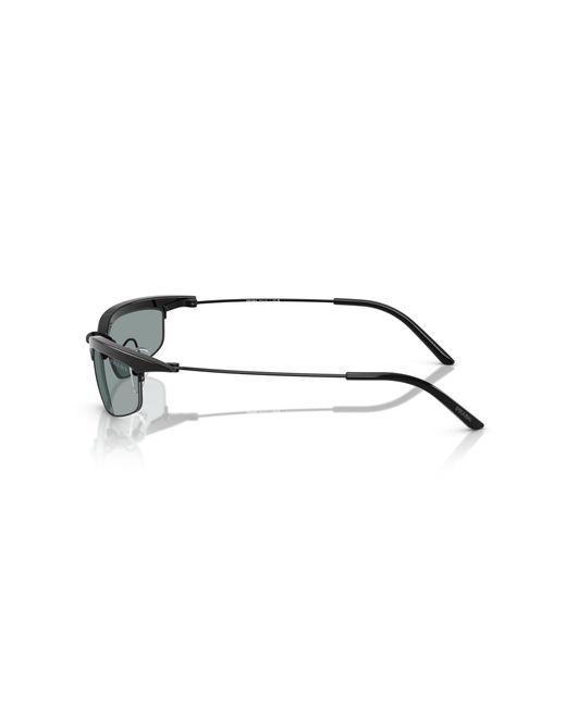 Prada Black Pr B50S 1Ab3C2 Sunglasses Metal Squared Normal