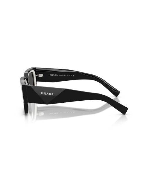 Prada Black Pr B17S 16K08Z Sunglasses Acetate Squared Normal for men