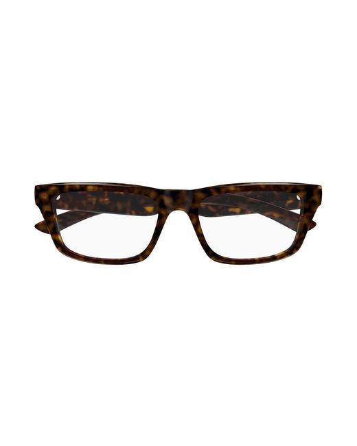 Balenciaga Black Bb0470O 002 Optical Frames Acetate Transparent Squared for men