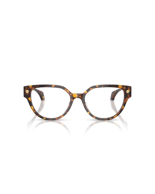 Versace Black Ve3394D 5514 Optical Frames Acetate Transparent Cat Eye Normal