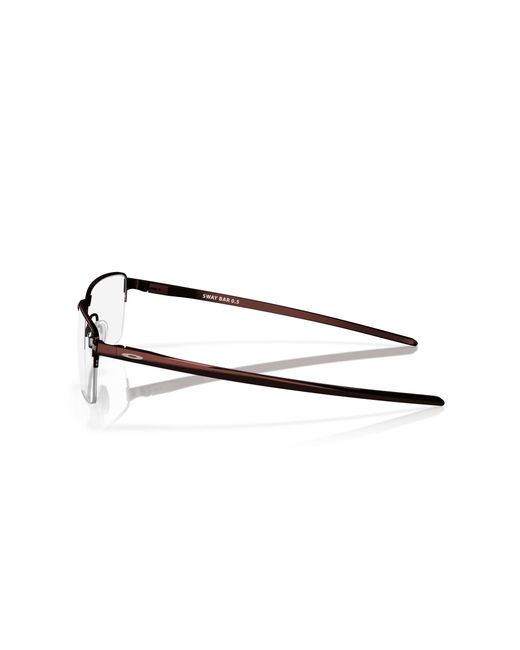Oakley Black Ox5080 Sway Bar 0.5 508003 Optical Frames Titanium Squared Normal for men