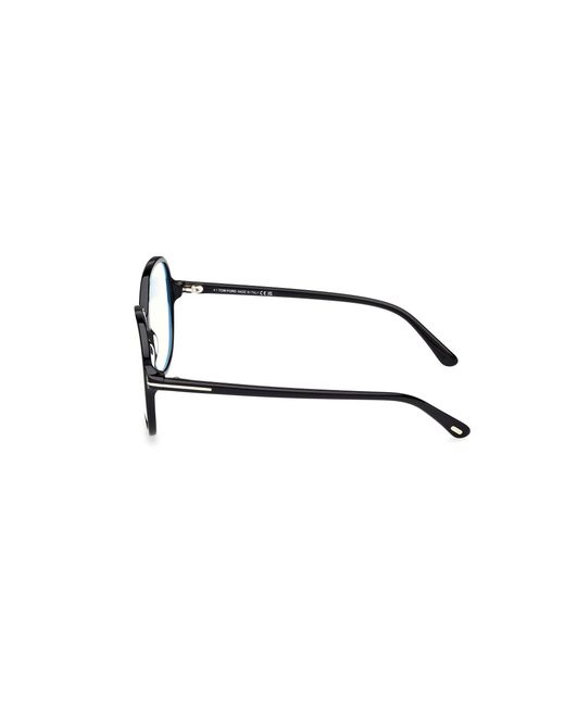Tom Ford Black Ft6090-B 001 Optical Frames Acetate Round Normal