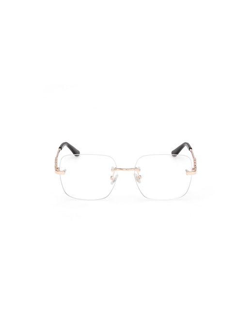 Guess Black Gu50319 028 Optical Frames Metal Squared Normal