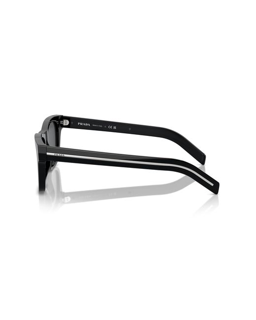 Prada Black Pr A17S 16K731 Sunglasses Acetate Squared Normal for men