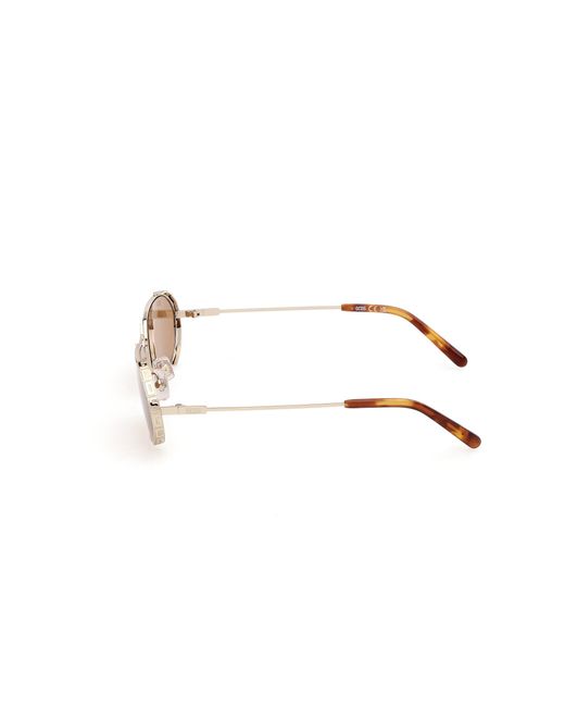 Gcds Black Gd0078 32J Sunglasses Metal Roviex Round Normal