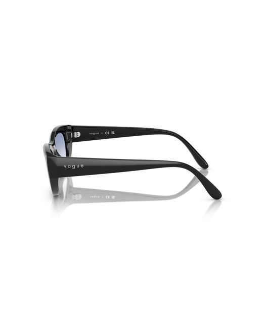 Vogue Eyewear Black Vo5616S W44/19 Sunglasses Nylon Cat Eye Normal Shaded