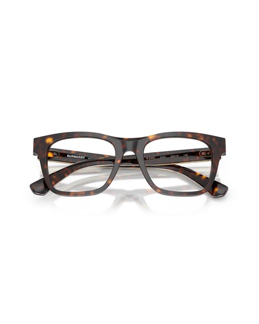 Burberry Black Be2445 4205 Optical Frames Acetate Squared Normal for men