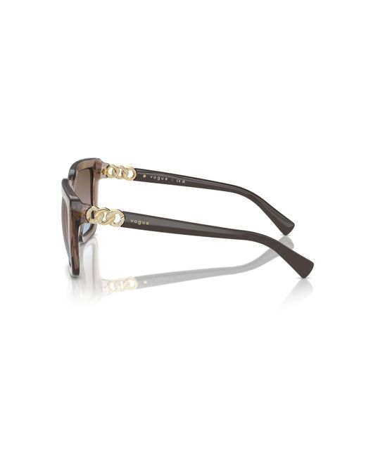 Vogue Eyewear Black Vo5575Sb 294048 Sunglasses Nylon Butterfly Normal Shaded