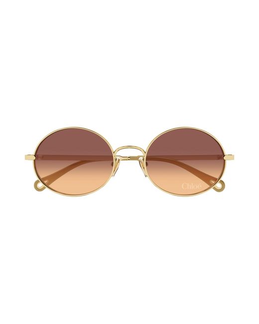 Chloé Black Ch0326S 004 Sunglasses Metal Round