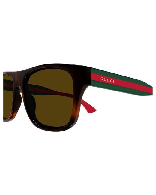 Gucci Black Gg2119S 002 Sunglasses Acetate Squared for men