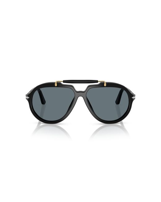 Persol Black Po0202S 95/3R Sunglasses Acetate Squared Polarized