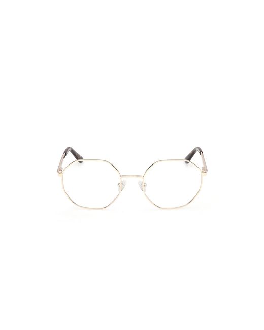 Guess Black Gu50363 032 Optical Frames Metal Geometric Normal