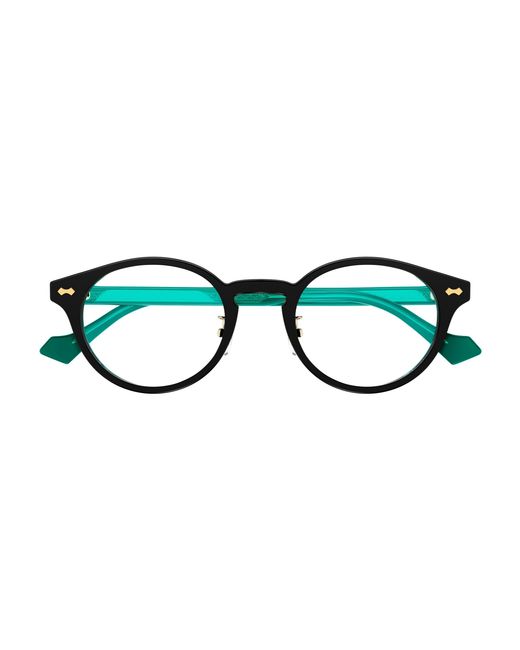 Gucci Black Gg1127Oj 003 Optical Frames Plastic Round for men