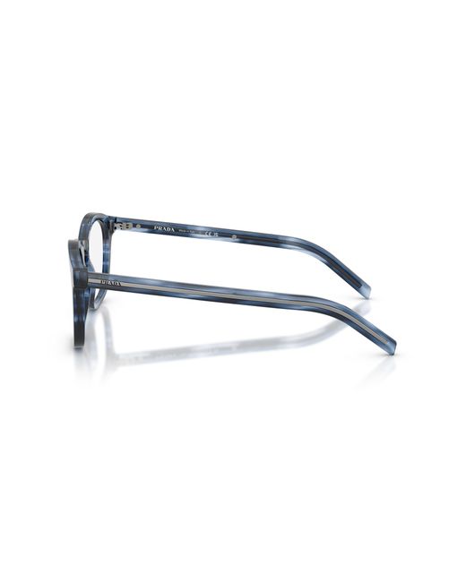 Prada Black Pr C04V 26F1O1 Optical Frames Acetate Pillow Normal for men
