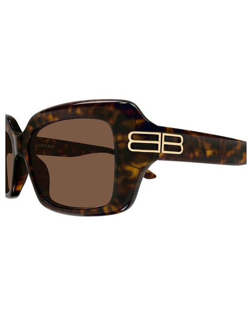 Balenciaga Black Bb0465S 002 Sunglasses Acetate Squared