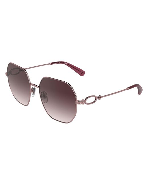 Longchamp Black Lo187S 682 Sunglasses Metal Squared Normal