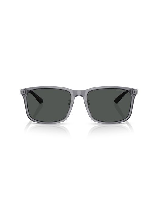 Emporio Armani Black Ea4241D 620687 Sunglasses Acetate Squared Normal for men