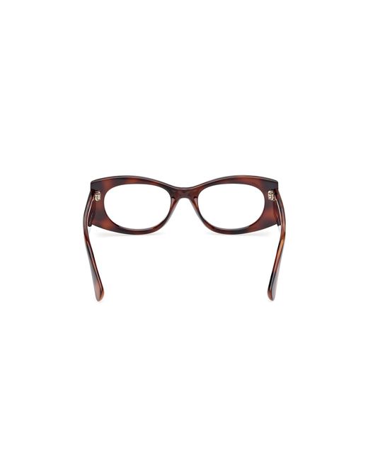MAX&Co. Black Mo5184 052 Optical Frames Injected Geometric Normal