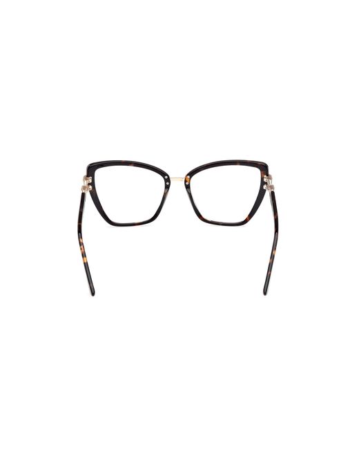 Guess Black Gu50180 001 Optical Frames Acetate Cat Eye Normal